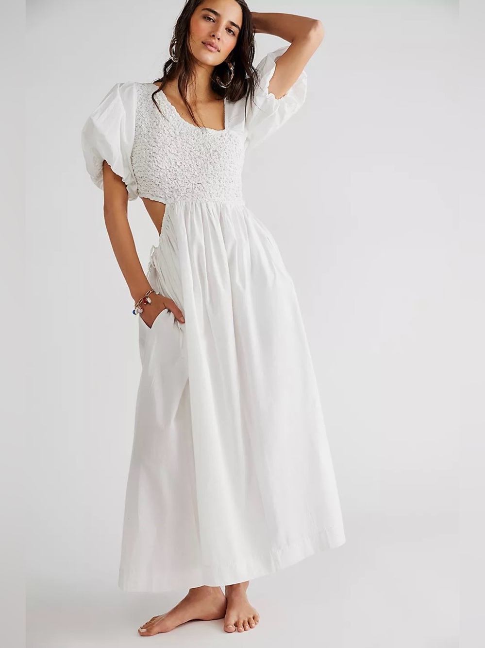 Free people kalina cut out maxi dress